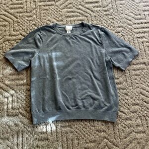 H&M Heather Gray Knit Top